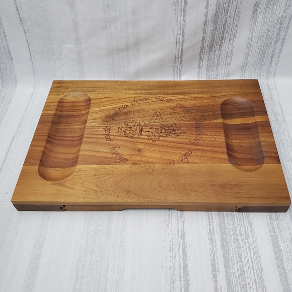Cheese Charcuterie Board & Serving Accessory Set in Acacia Wood - Picture 9 of 12